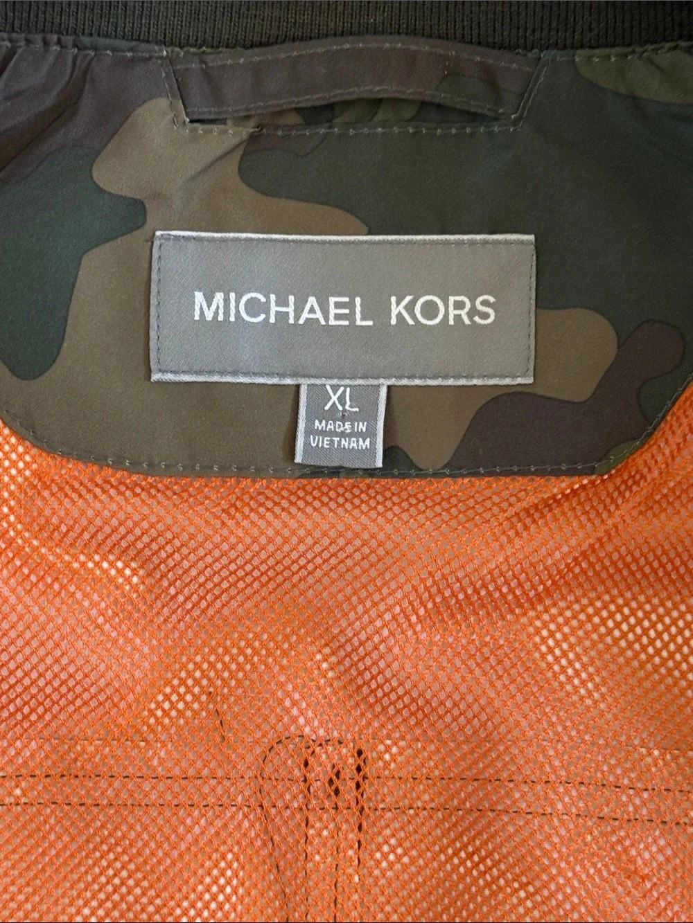 Michael Kors Men’s Camo Bomber Jacket - Green/Brown